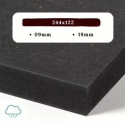 MDF NOIR 09 MM 244 X 122